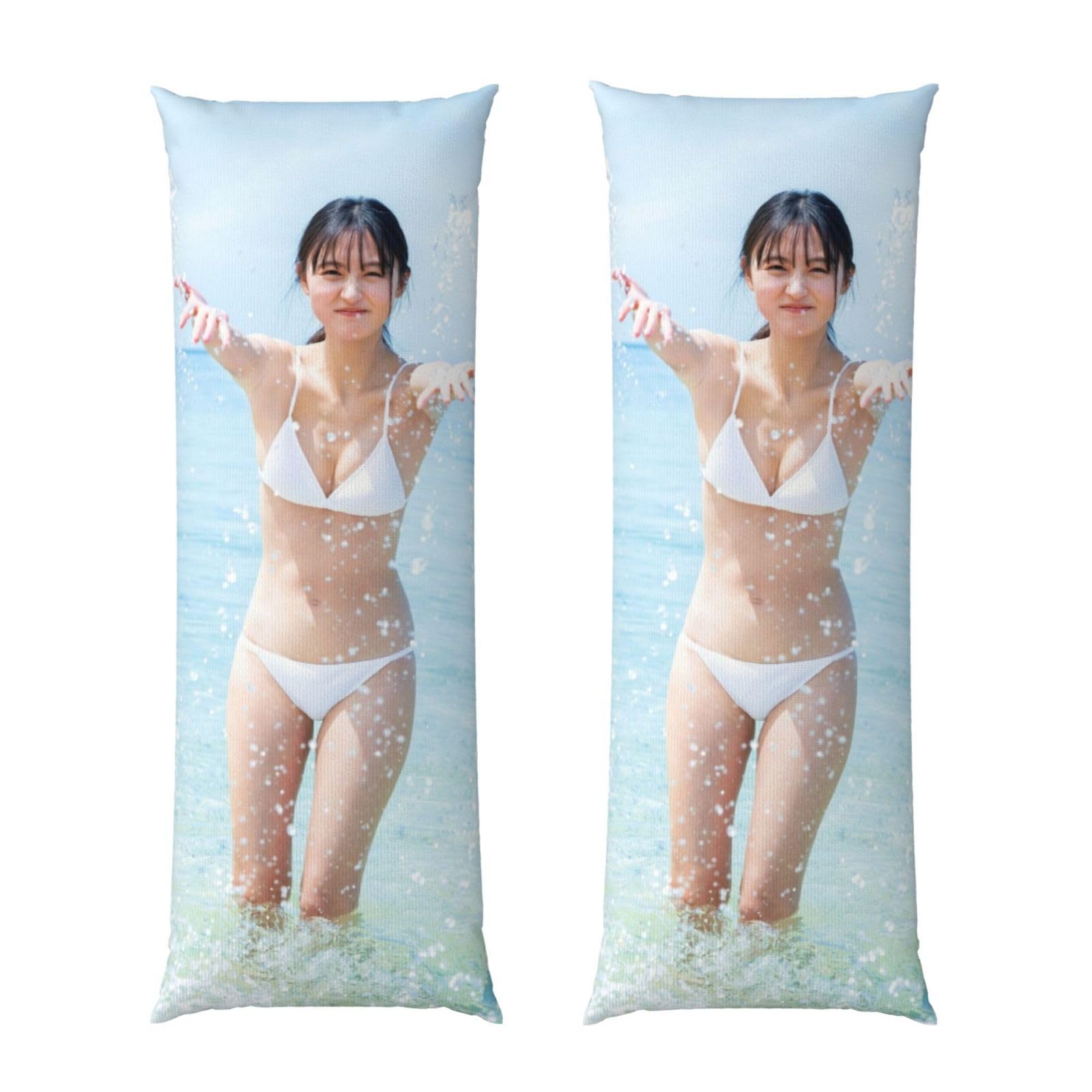 【新品未使用】遠藤さくら　抱き枕カバー　ドット　ピンク❷ 新品未使用】遠藤さくら 抱き枕カバー 白ドット - メルカリ