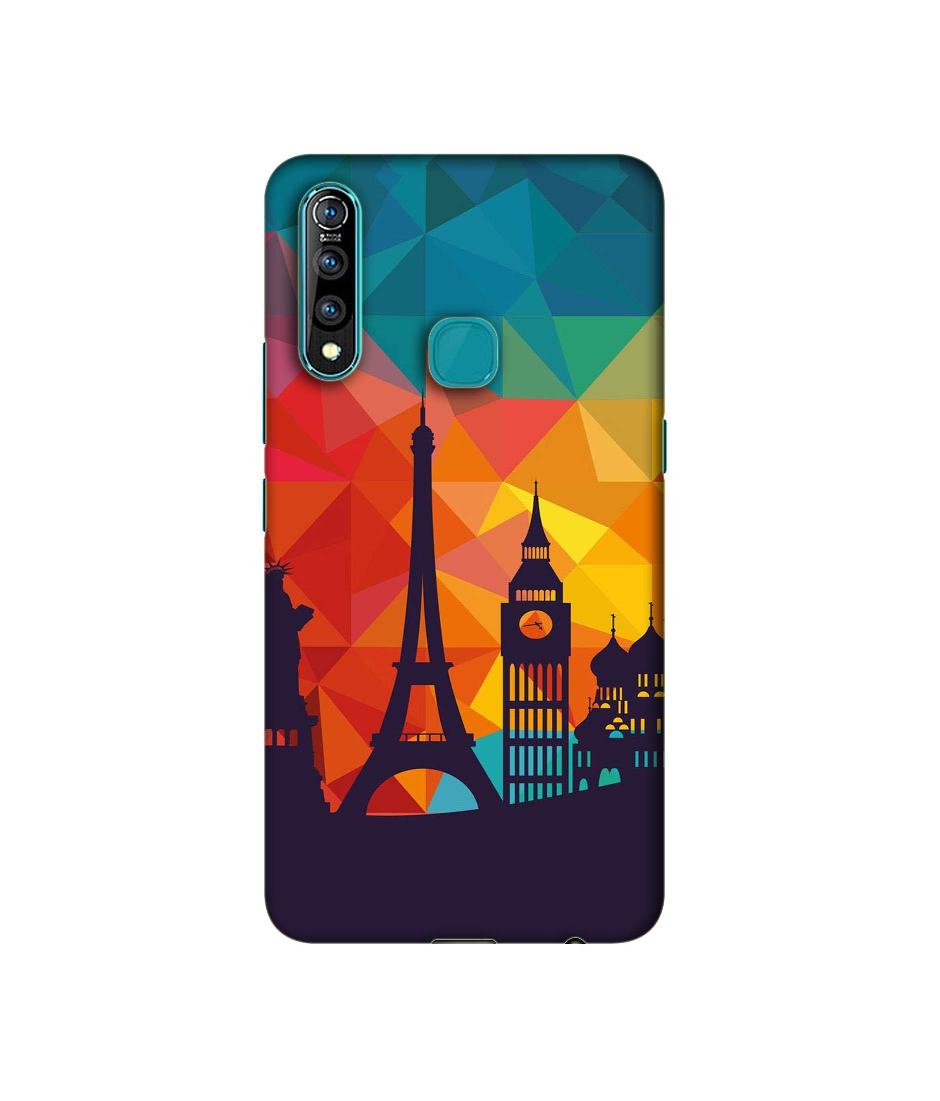 Amazon Brand - Solimo Designer Colored Paris 3D Printed Hard Back Case Mobile Cover for Vivo Z1 Pro (B0853WPKMD) Amazon Price History, Amazon Price Tracker