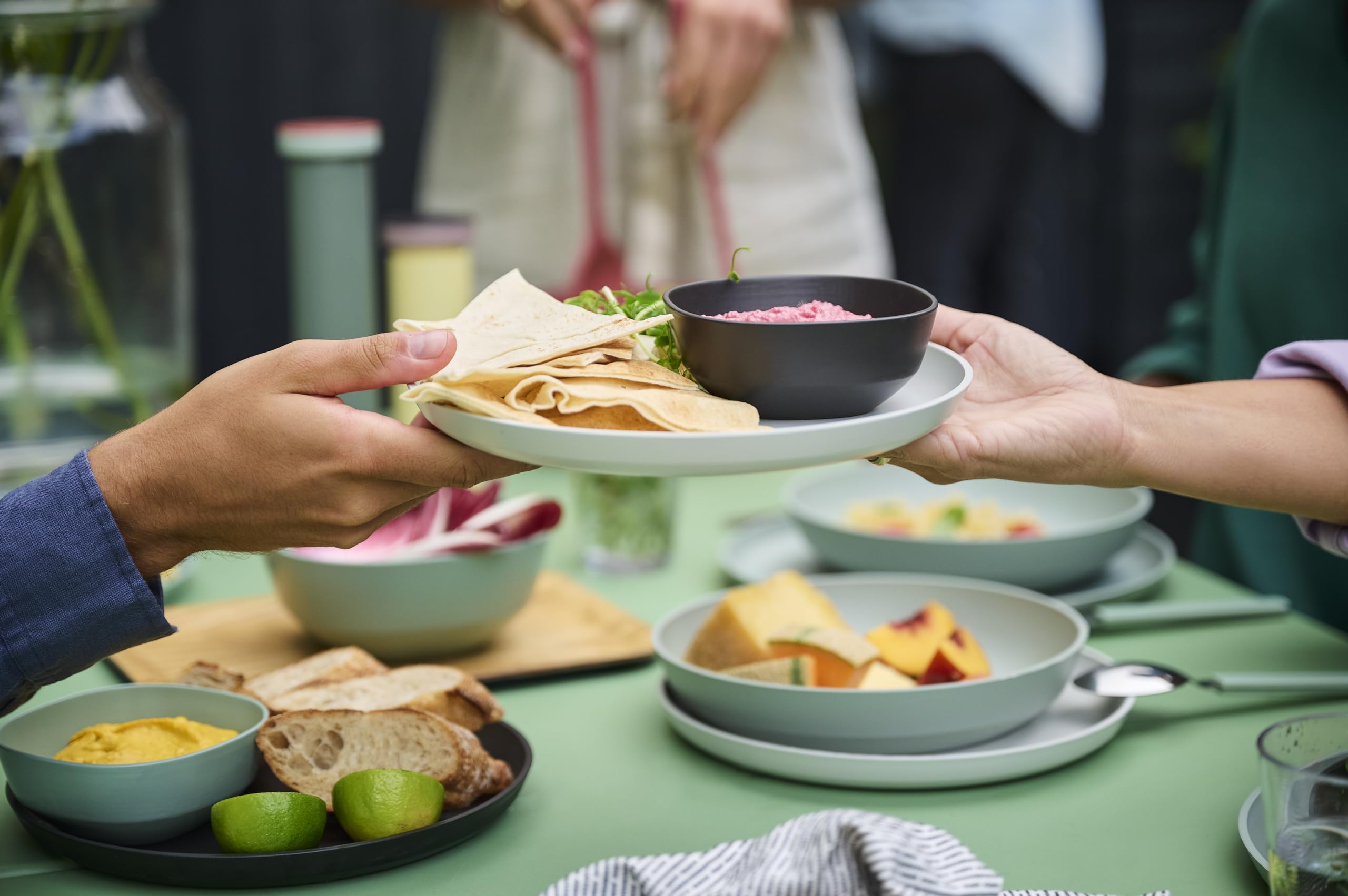 Piatti Mepal Silueta 26cm - Set Piatti Plastici Lavastoviglie E Microonde, Design Olandese Moderno - Foto 4