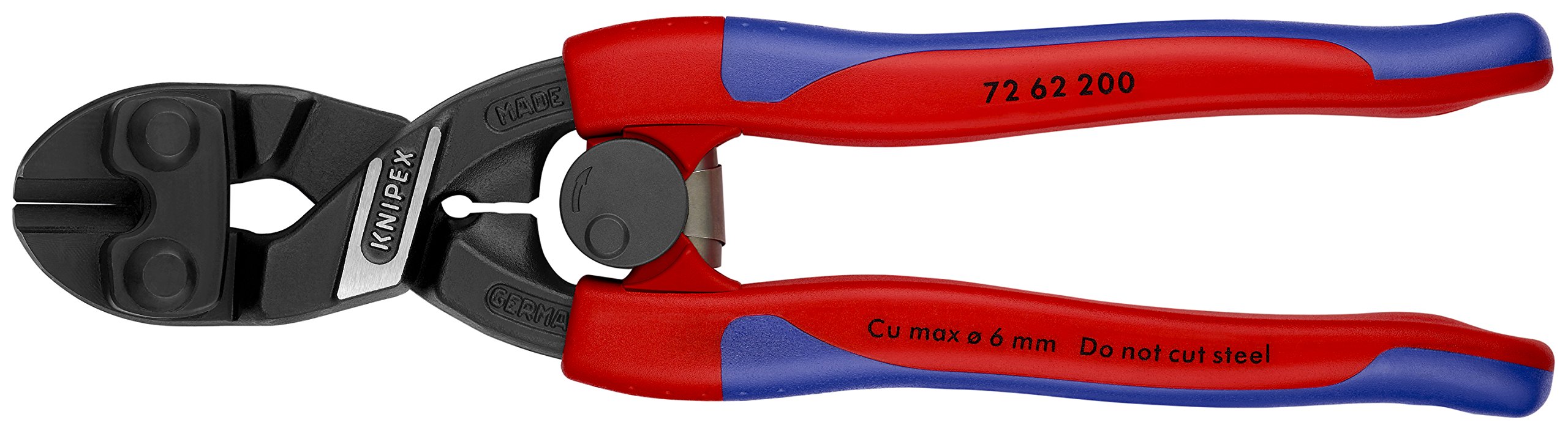 KNIPEX Tools 72 62 200 High Leverage Flush Cutter for Plastic and