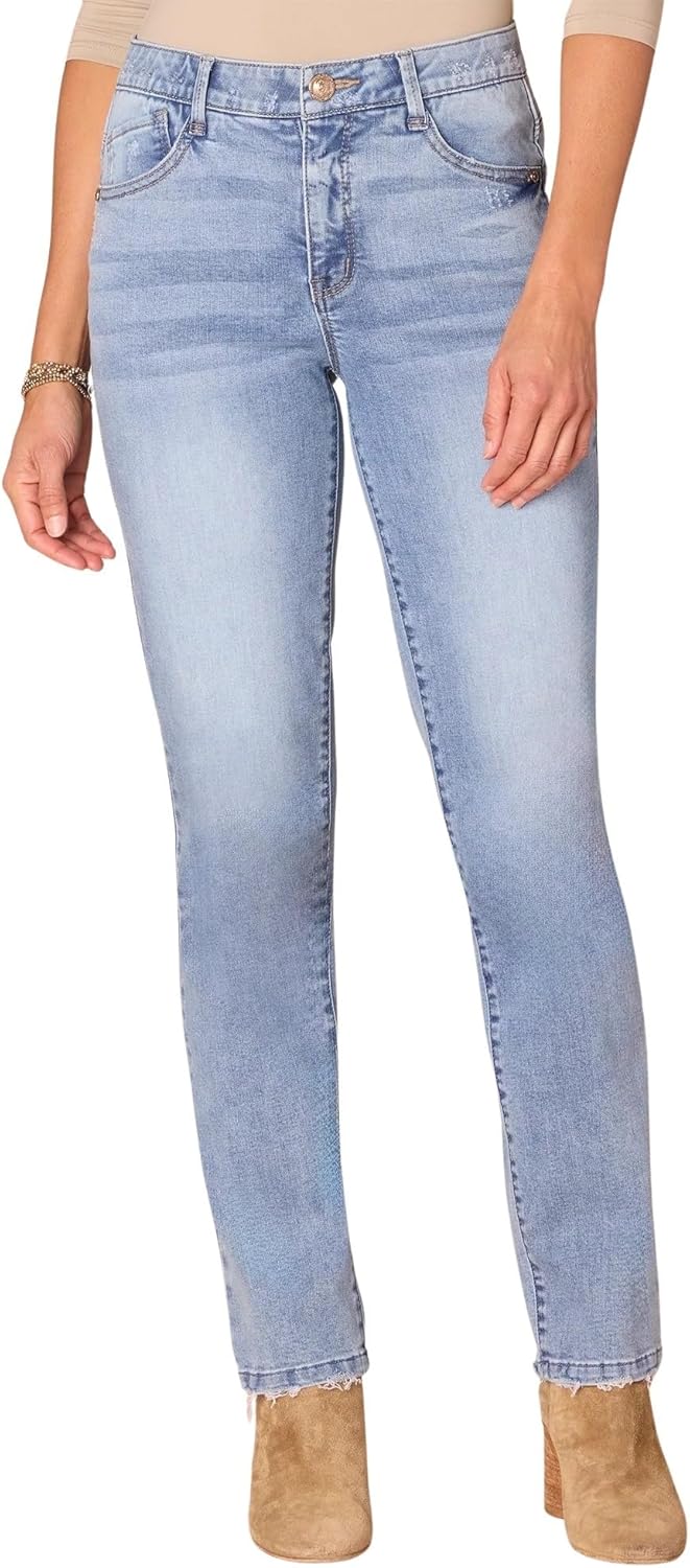 Democracy Women's Women's Petite Ab Solution Vintage Skinny