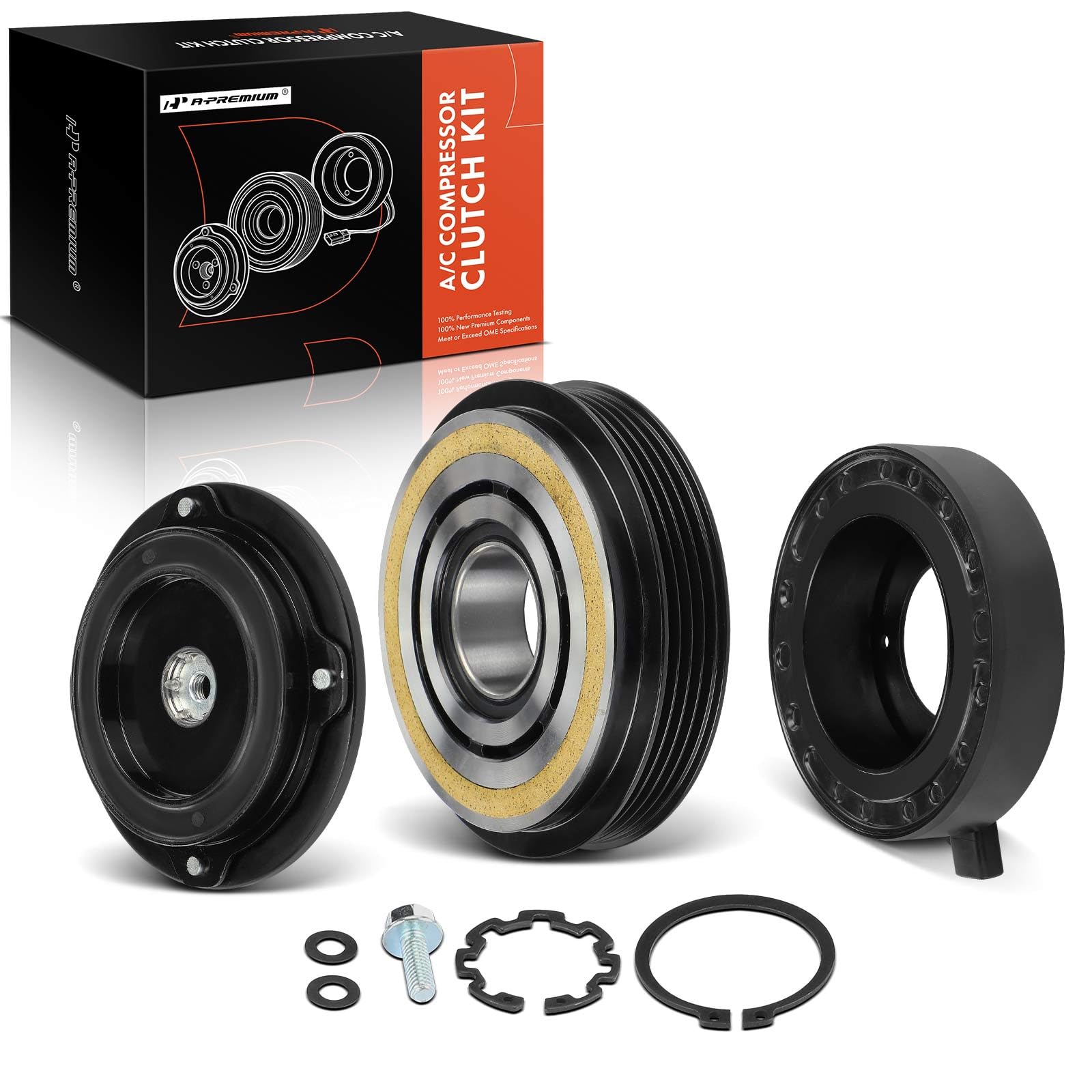  ACミラン 2001-2002 3rd Amazon.com: A-Premium Air Conditioner AC Compressor Clutch Kit