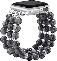 Vista 87 de JR.DM Natural Stone Beaded-Bands Women Compatible with Apple Watch Series 11 10 9 8 7 6 5 4 SE 3 2 1 Fashion Stretch Handmade Bracelet Fancy Boho