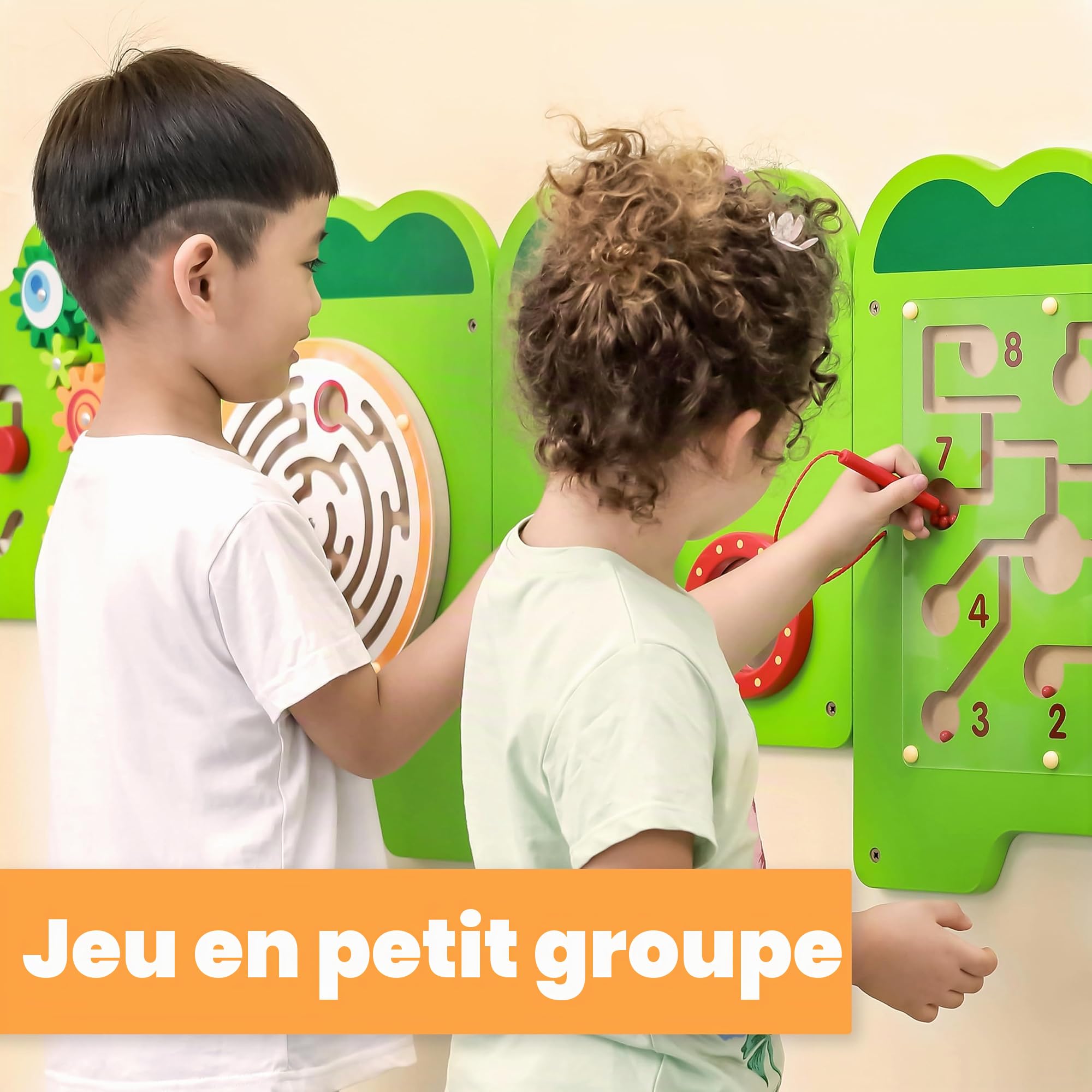TANTAO 50346 Panneaux muraux d'activités Vert