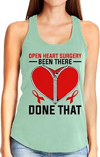 Heart Disease Awareness - Open Heart Surgery Tank Top for Women