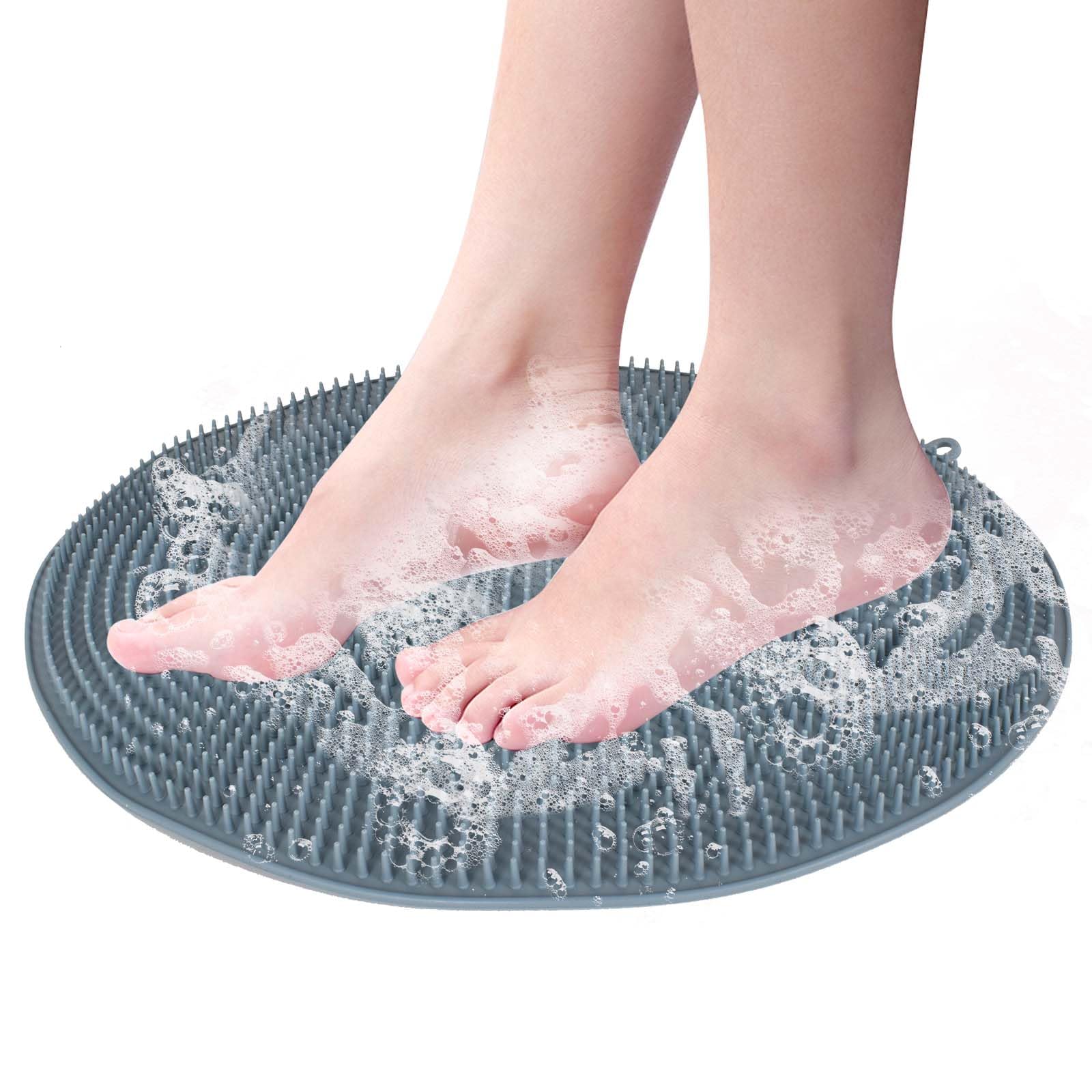 1x Silikon-Fußbürste Zur Massage & Durchblutungsförderung – Ideal Für Dusche & Spa