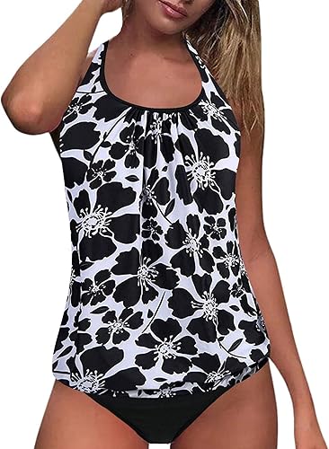 Miniatura 5 de Women Board Shorts Bathing Suit Suit Two Women Bathing Piece Swimsuit with Shorts Top Swimwears Tankinis Tank