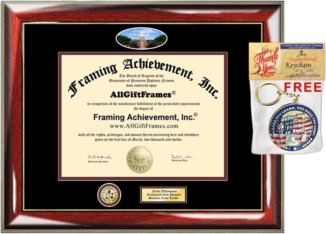 Brooklyn College Diploma Frame Campus Photo CUNY with Personalized Engraved Custom Degree Frame Logo Insignia Certificate Framing Brooklyn College City University of New York