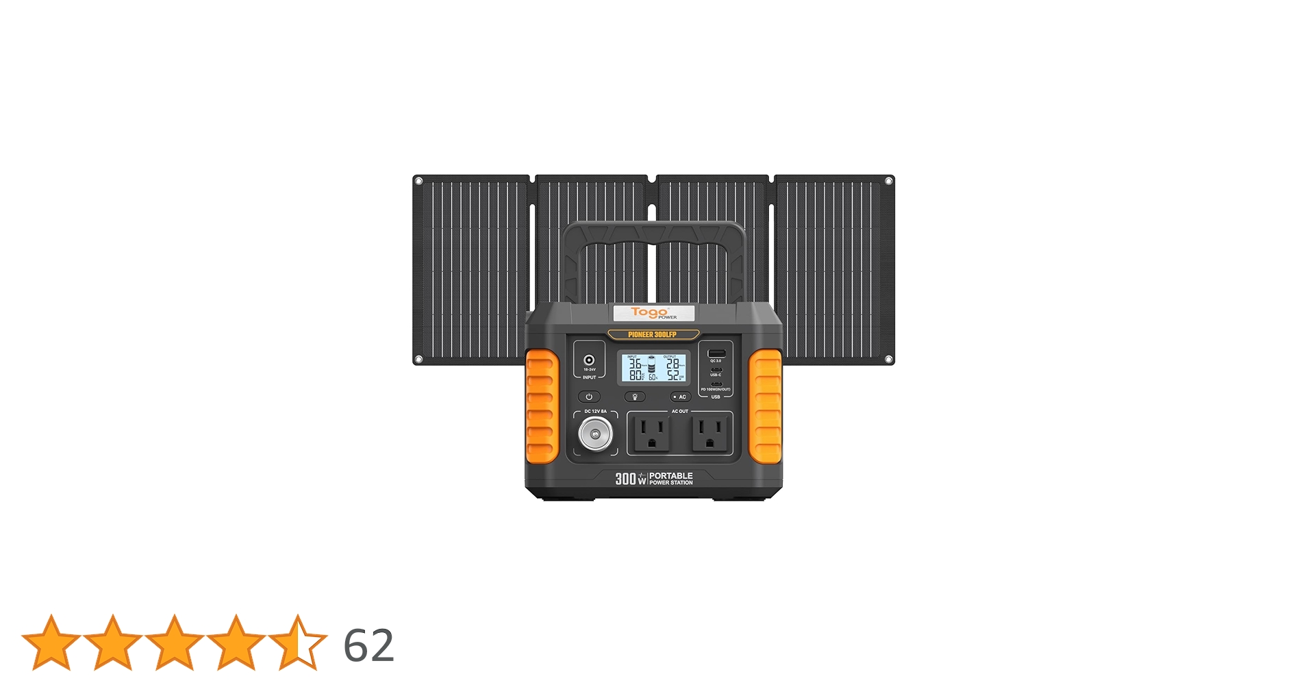 Amazon.co.jp: Togo Power ポータブル電源 ソーラーパネル セット 小型