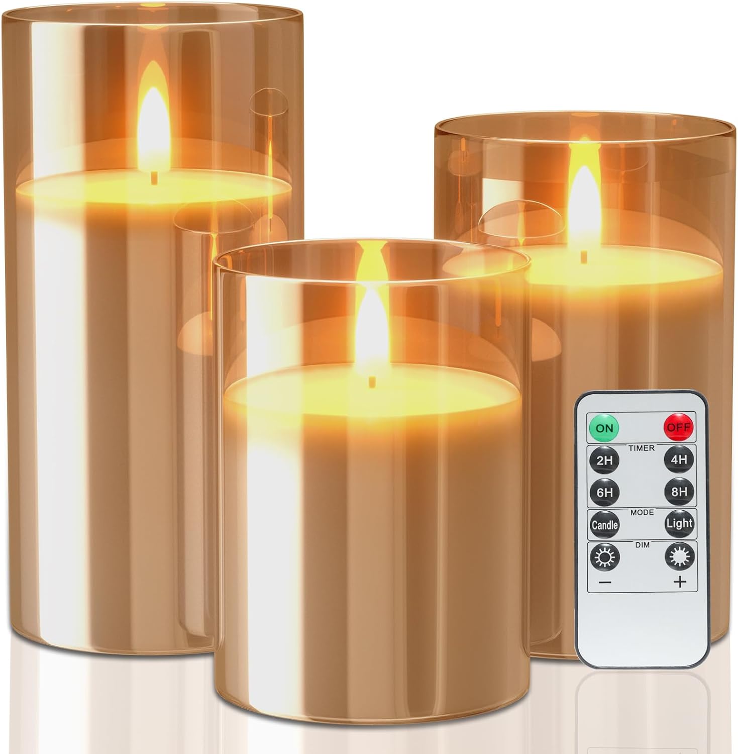 WarmEmbrace Flameless Candles, Tea Lights Candles Battery