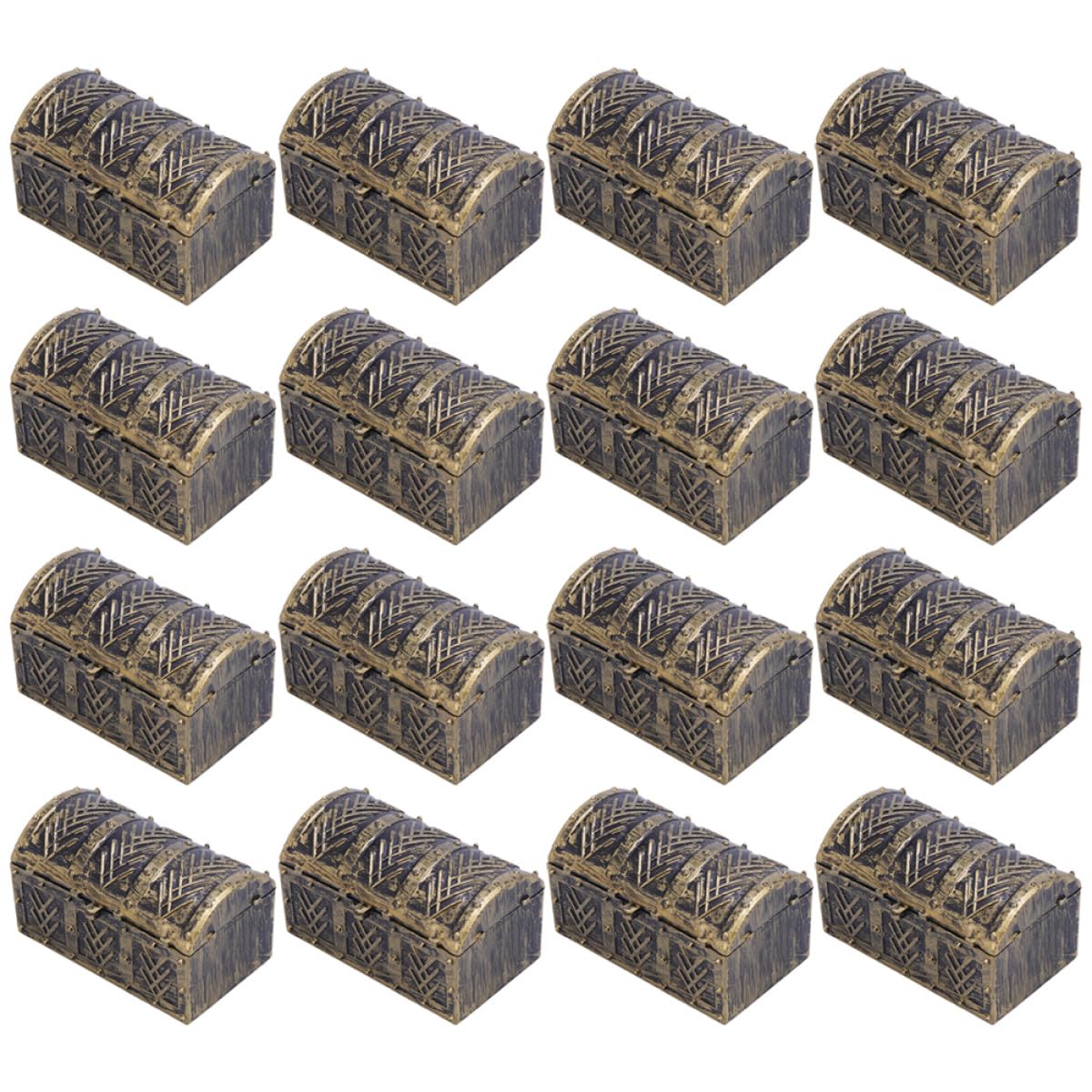 Boîte à bijoux rétro Zerodeko : coffre trésor pirate vintage robuste pour sécuriser vos petits objets