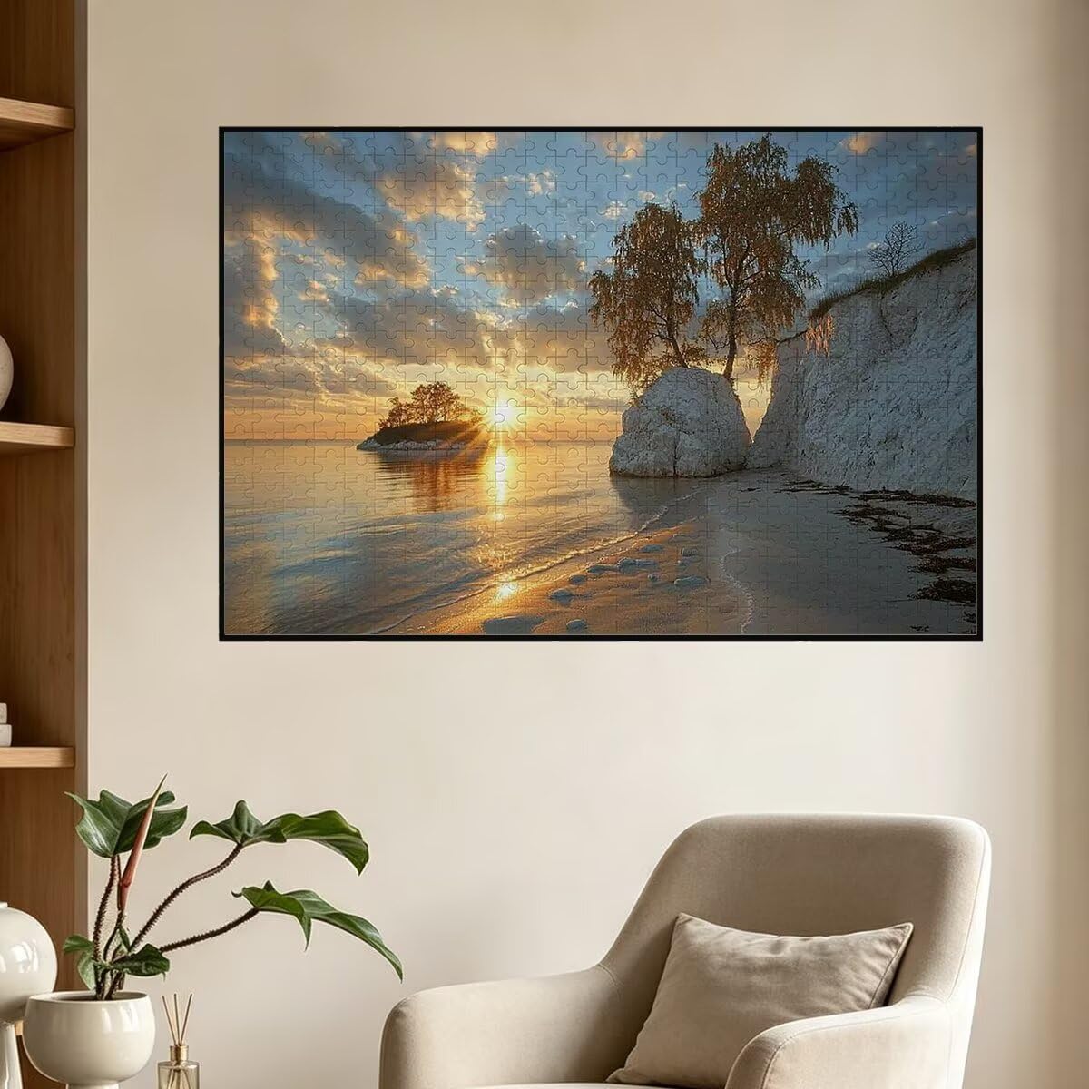 Puzzle 1500 sztuk, Plaża Puzzle Drewniane Puzzle 87x57cm -1472