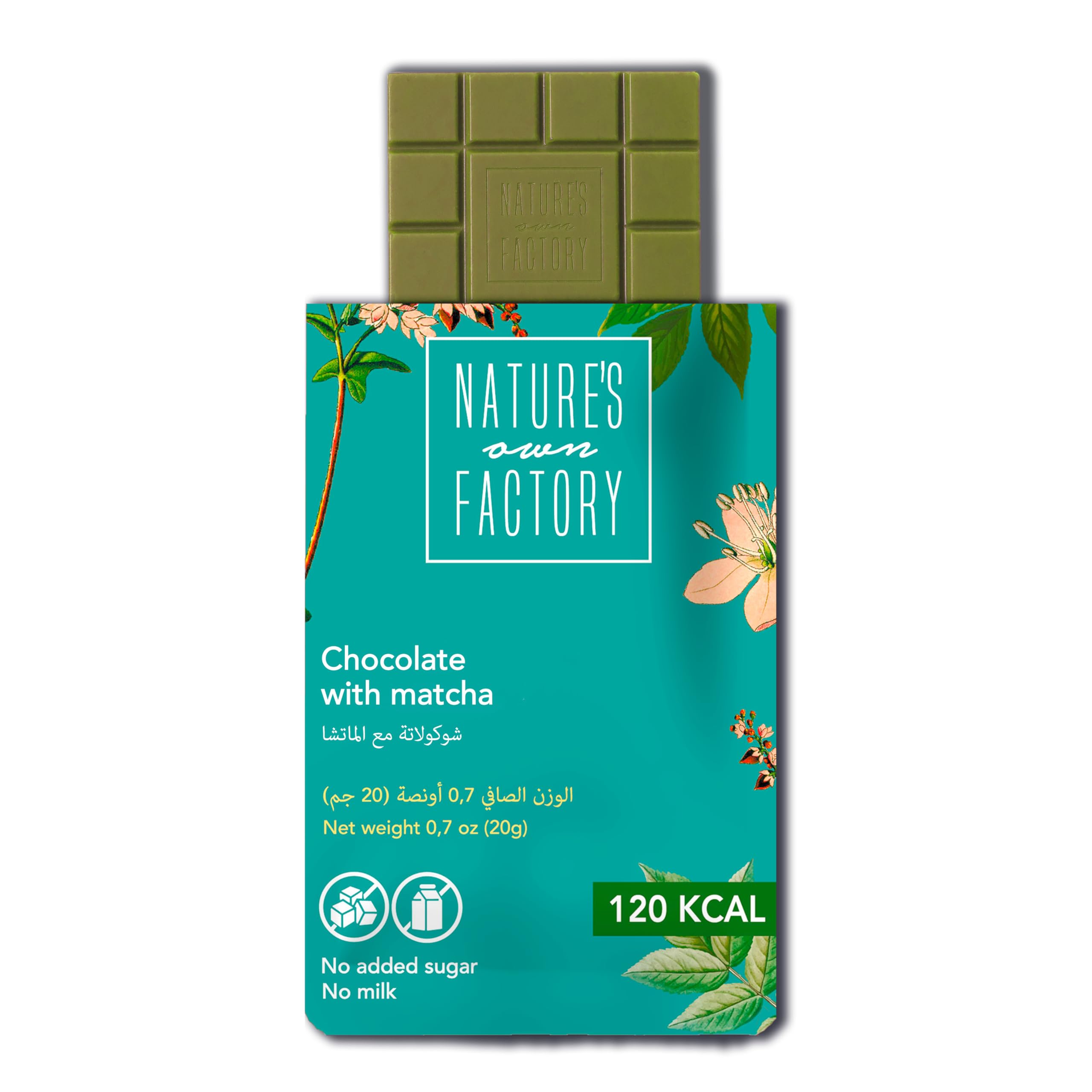 Nature's Own Factory Buckwheat Chocolate with Matcha 20g