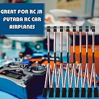Vista 6 de Eccliy 9 piezas de conector Y de 3 pines, divisor de enchufe servo, extensión macho a hembra, cable de extensión servo compatible con Jst Rc Jr
