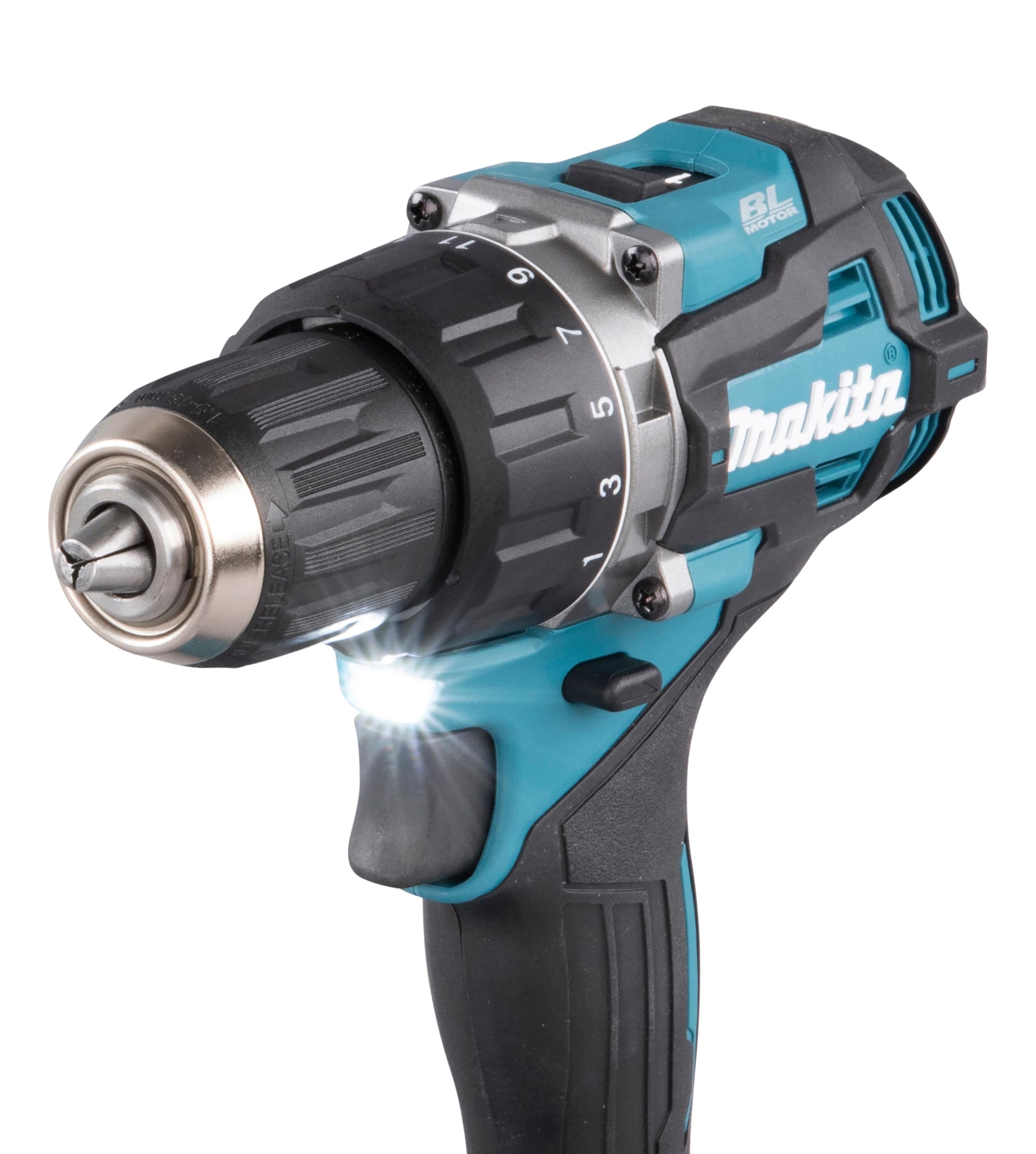 makita DF002GZ - Taladro atornillador (40 V, máx. (sin batería, sin cargador) Azul Petróleo
