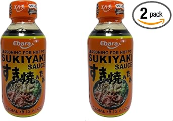 Ebara Sukiyaki Sauce - Seasoning for Hot Pot 240ml Pack of 2