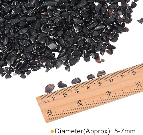 Miniatura 8 de MECCANIXITY Piedras pulidas de 3.53 oz0.22 libras, 0.197-0.276 in, cristal triturado natural, piedras pulidas irregulares, decoración de grava para