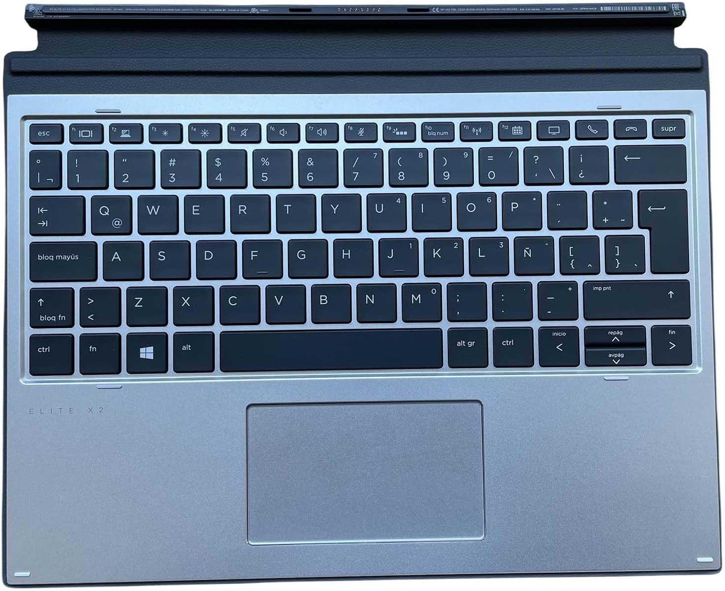 YIJIATech&reg; for HP Elite X2 G4 Collaboration Keyboard HSN-PO1K L55839-291 HQ-TRE 71025 BOEBLINGEN Germany Keyboard C1K2090ZLB L67136-291 5ZP61AV#ABJ