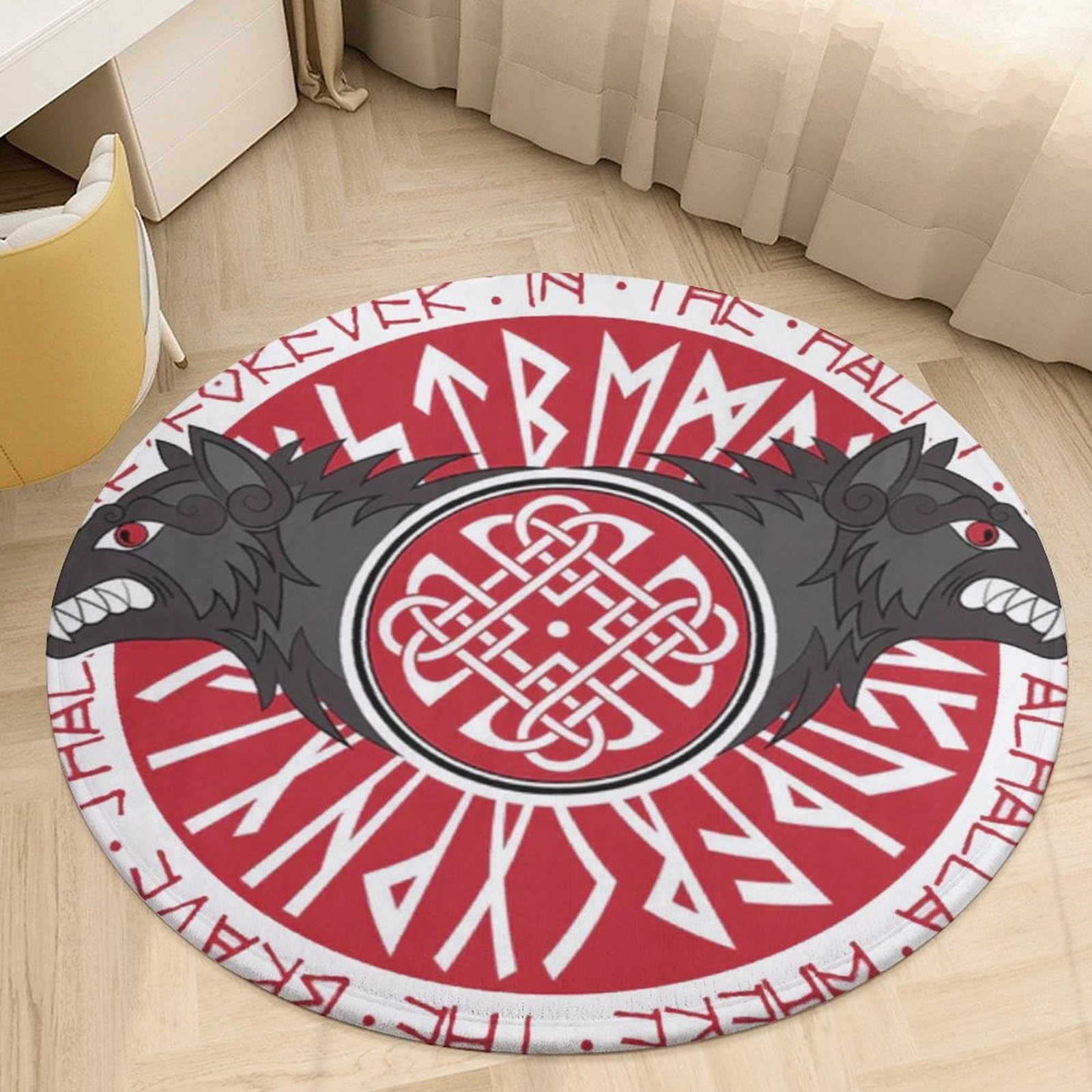 Tapis de protection parquet Viking lavable et antidérapant pour salon