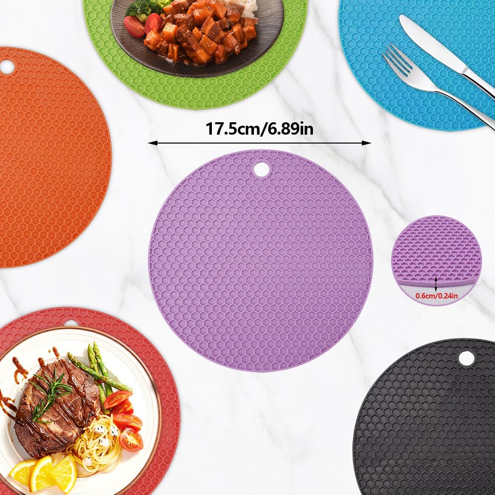 Sottopentola presine antiscivolo in silicone, 2pz – Italia