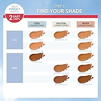 Vista 6 de Covergirl Outlast Extreme Wear 3-in-1 Full Coverage Liquid Foundation, SPF 18 Sunscreen, Fair Ivory, 1 Fl. Oz. Buff Beige