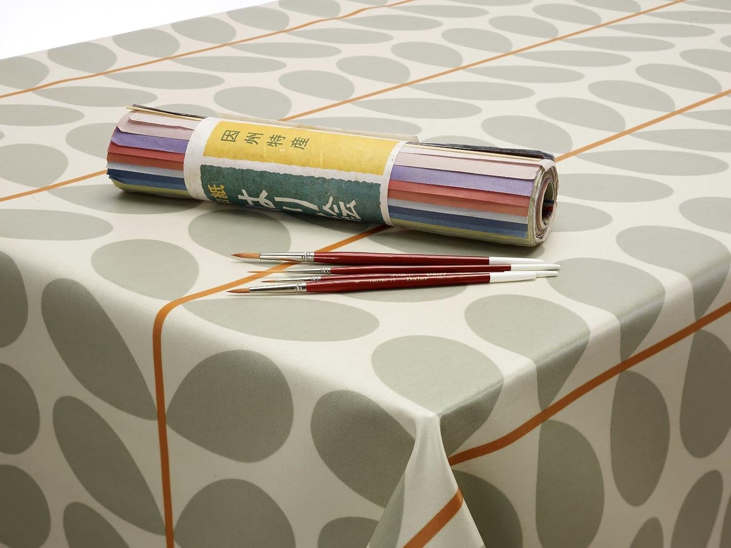 Orla Kiely Wipe Clean Oilcloth Table Cloth Designer Pattern Wipeable