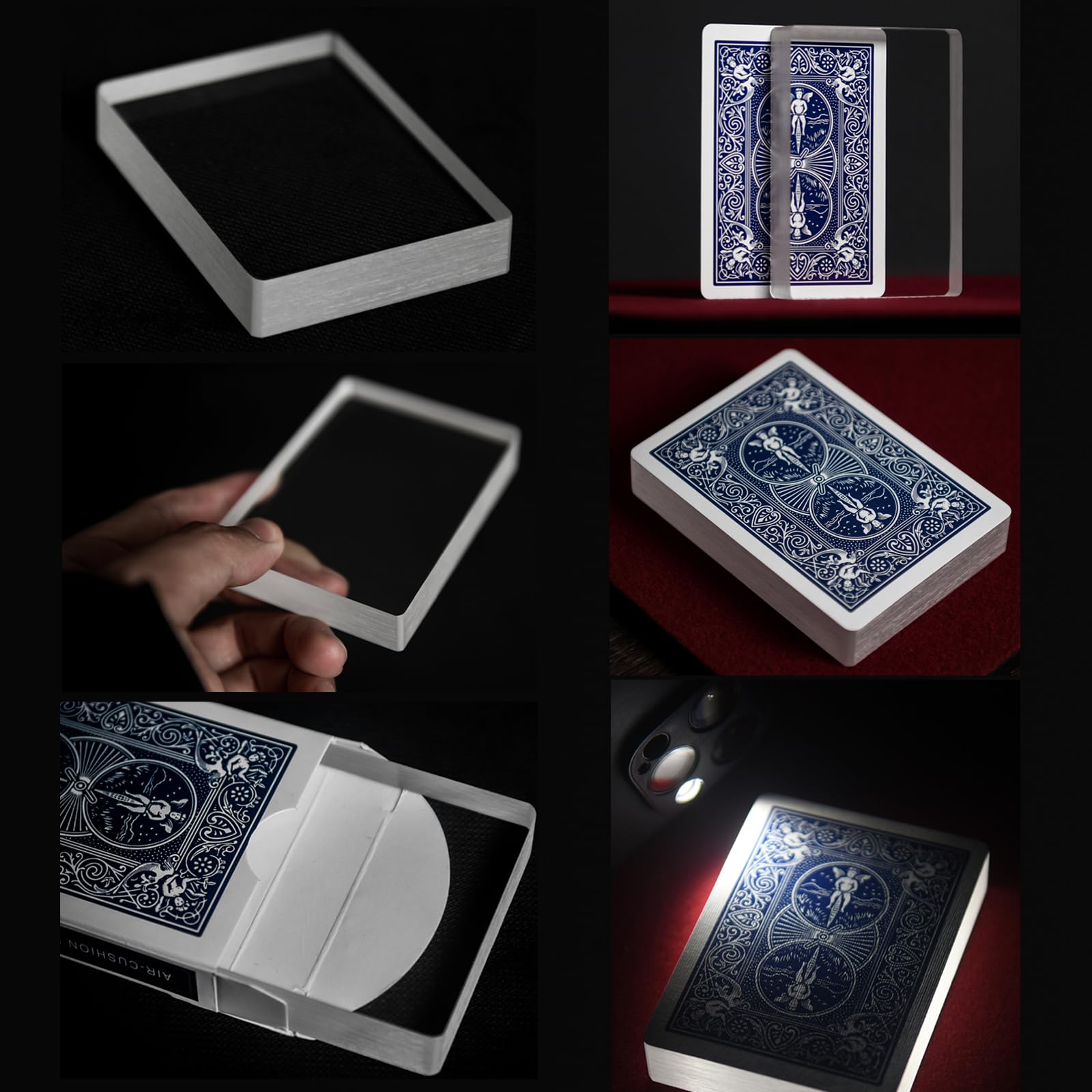 Amazon | sumrica Magic 2ピース デッキガラスカードデッキ アイス 