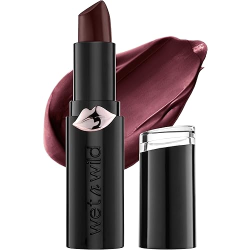 wet n wild Mega Last Matte Lip Color, Semi Matte Hyaluronic Acid Infused, Long Lasting Full Coverage for a Nourishing Pout, Cruelty-Free & Vegan - Cherry Bomb