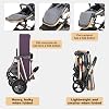 Carriola 2 en 1 para recién nacido – Plegable, convertible, tipo capazo, gris 5
