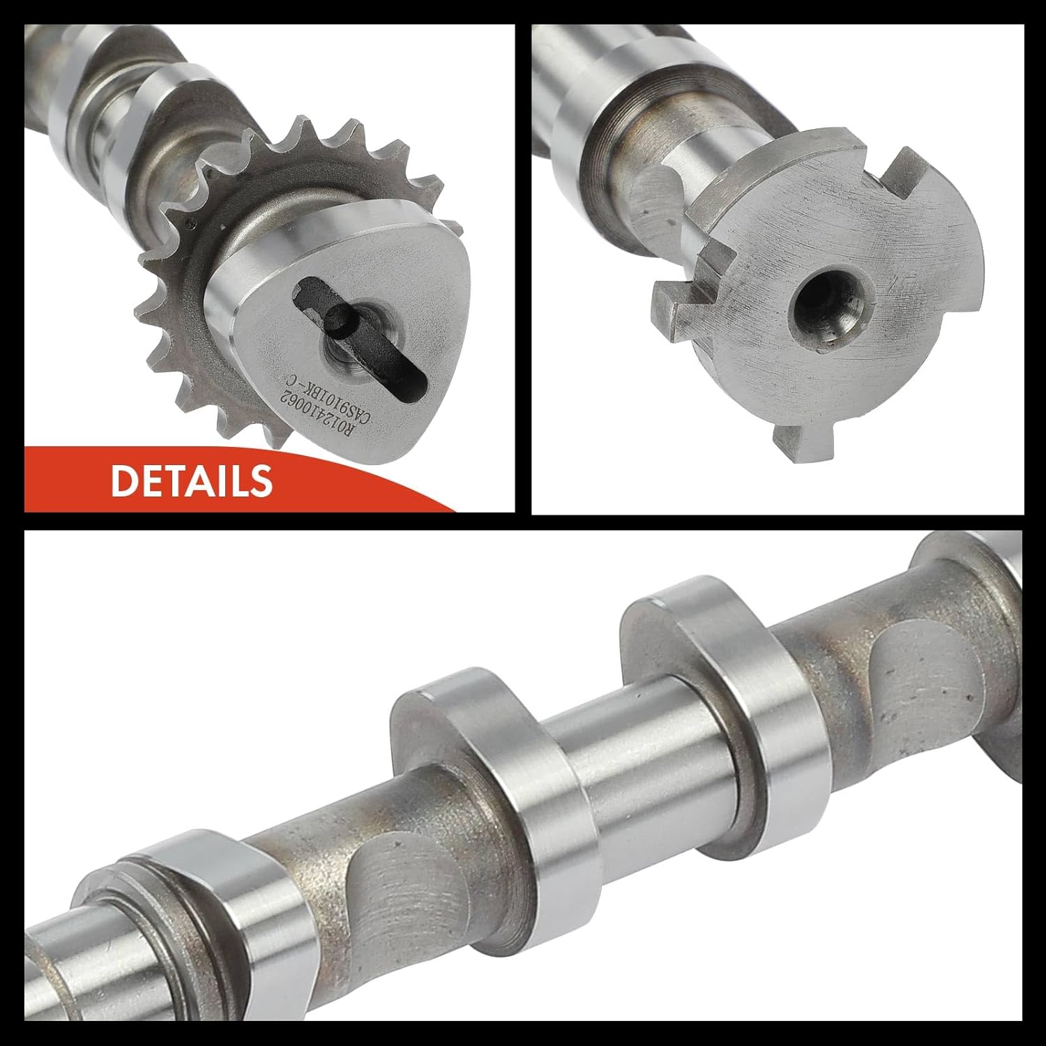 A-Premium Inlet Intake Engine Camshaft Compatible with Audi A3 (Quattro) 2004-2008, A4 (Quattro) 2005-2009, TT 2007-2010 & Volkswagen Jetta 2006-2010, Passat 2006-2008, Eos GTI 2.0L