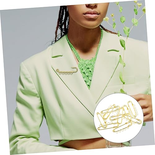 Miniatura 4 de TEHAUX 2 Unidades de aleación de seguridad Pines Broche hallazgos de metal para proyectos de bricolaje decorativos para ropa Boutonniere 10 unids*2