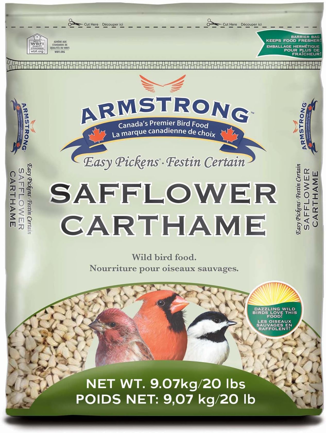 Wagner's 50 lb Safflower Seed Wild Bird Food Patio, Lawn