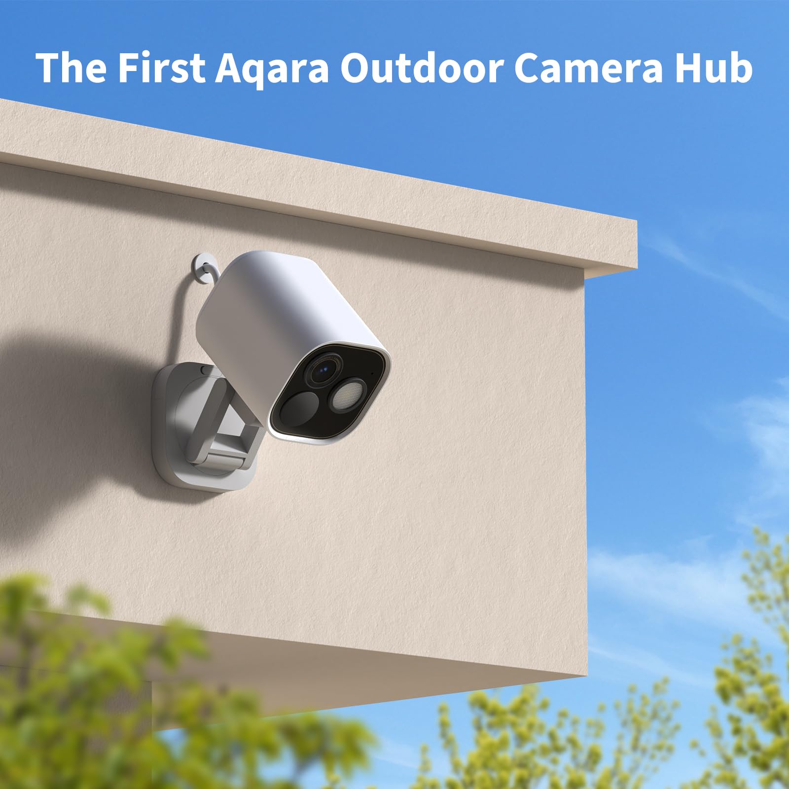 Aqara 4MP Kamera G5 Pro WiFi, Zewnętrzna Kamera Bezpieczeństwa z Funkcją Noktowizorem z Prawdziwymi Kolorami, 2.4/5 Ghz WiFi, Bezpieczne Wideo HomeKit, Thread/Zigbee, Obsługa Alexa, Google (Biały)