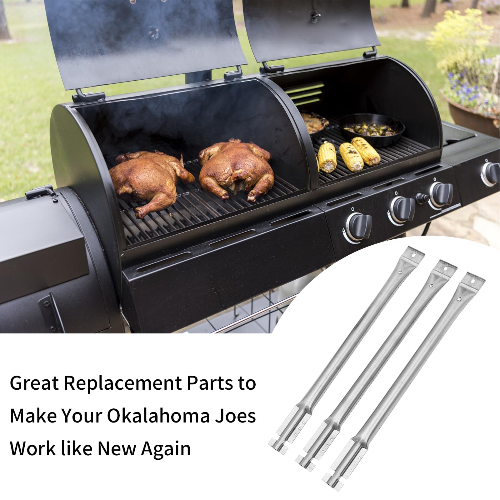 Charcoal Grill Oklahoma Joe's Longhorn Triple Function Combo