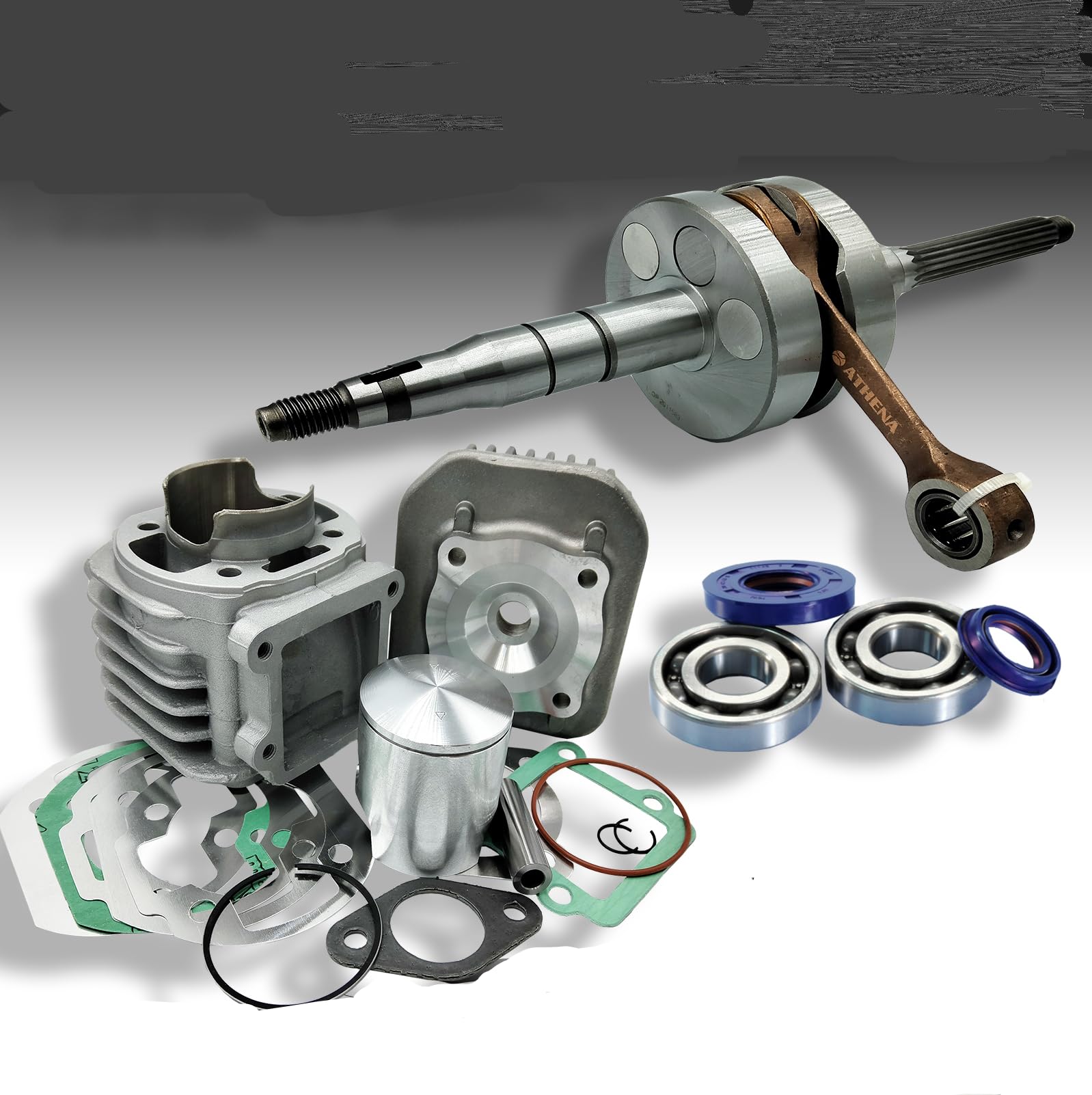 KIT ALBERO MOTORE CILINDRO RACING ATHENA + CUSCINETTI POLINI MBK BOOSTER SPIRIT