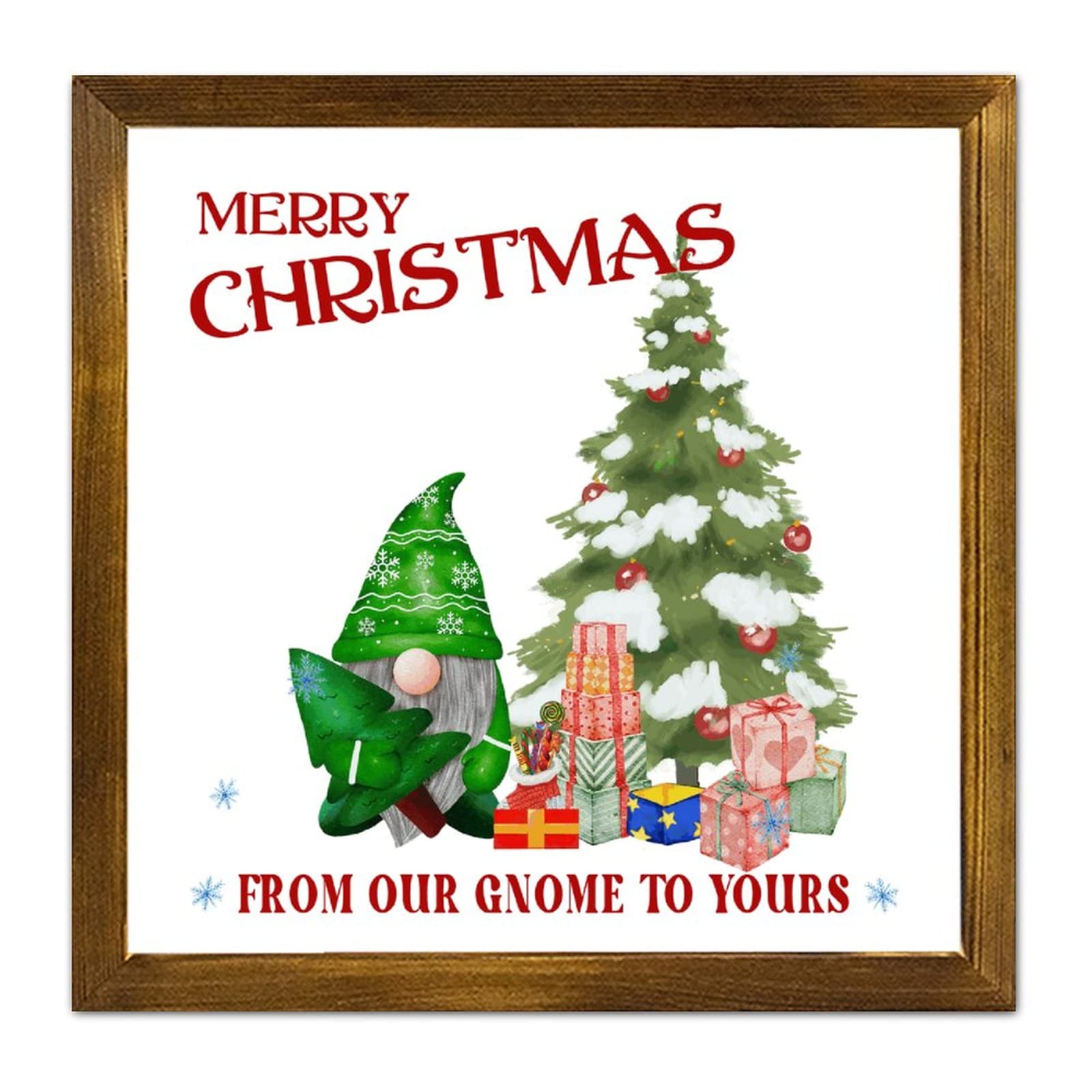 Arbre de Noël et Bonhomme de Neige déco bois pour votre salon