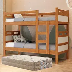 Beliche Jaspe Vira Duas Camas com 2 Colchões Espuma D33 Gold