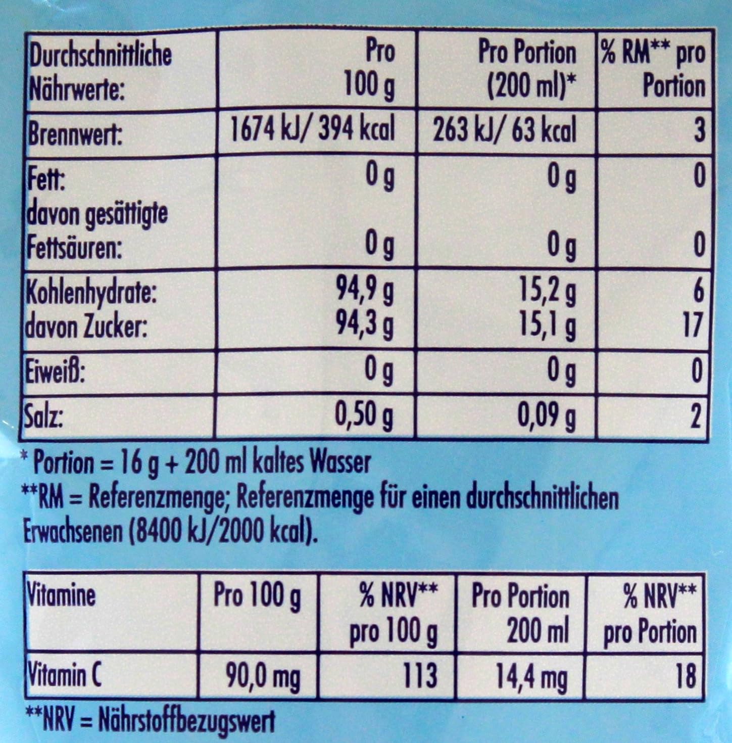 Krüger Family Typ Orange Getränkepulver, 10er Pack (10 x 1 kg)