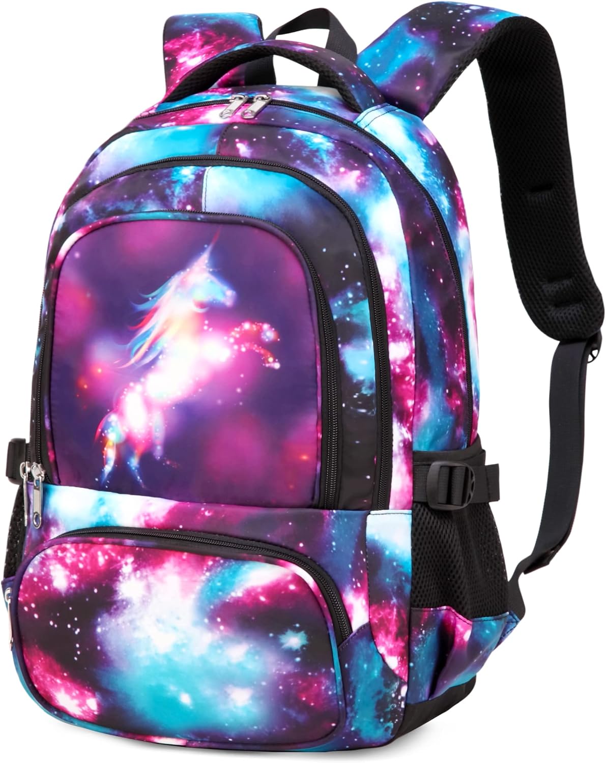 BLUEFAIRY Kids Backpack for Girls Elementary Primary Middle School Bags for Teens Childs Ages 6-8 Back to School Bookbags for Adolescentes Mochilas para Niñas Galaxy Unicorn Purple - Image 6