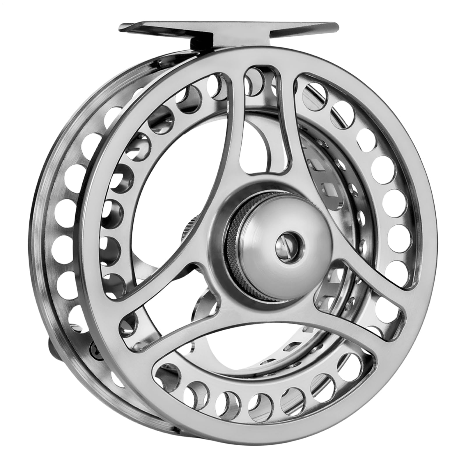 Generico Lightweight Fly Reel - Precision Casting Fly Reel, Multi-purpose Water Fly Reels with Smooth Drag Aluminum Construction Compact PE Accessory