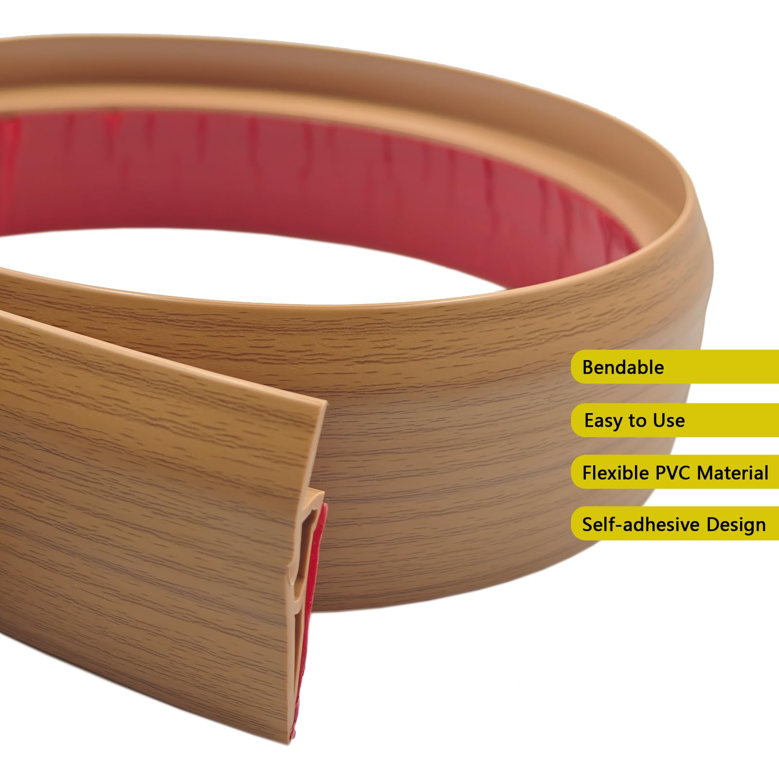 Striscia Soglia Autoadesiva Per Pavimenti - 200cm X 4cm, Nero, PVC, Transizione Tra Diverse Pavimentazioni