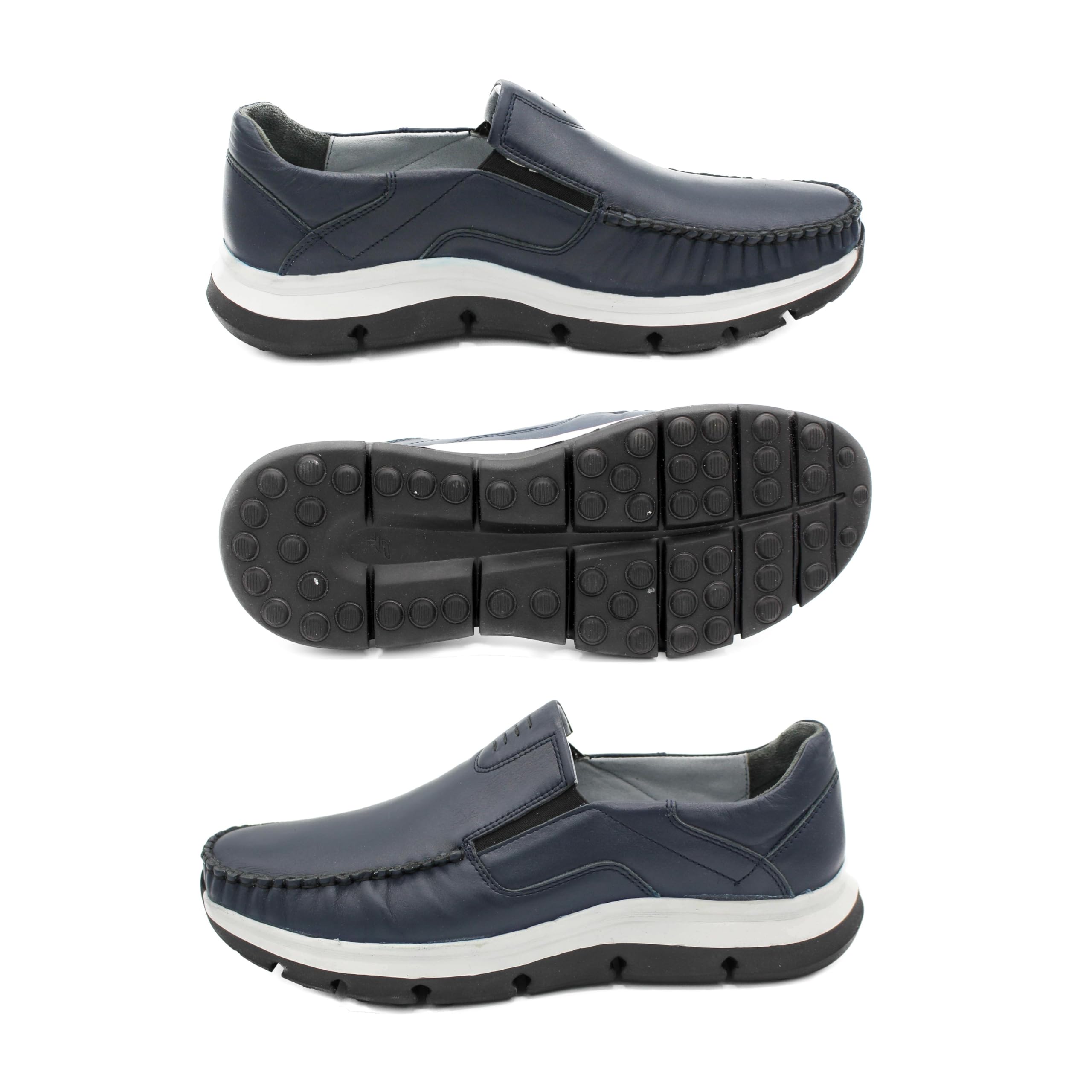 Zerimar Mocasines Hombre de Piel - Zapatos de Hombre Ligeros y Cómodos - Zapatos Hombre - Mocasines de Hombre - Zapatos Hombre Comodos adecuados para Viajar y Estar Activo.