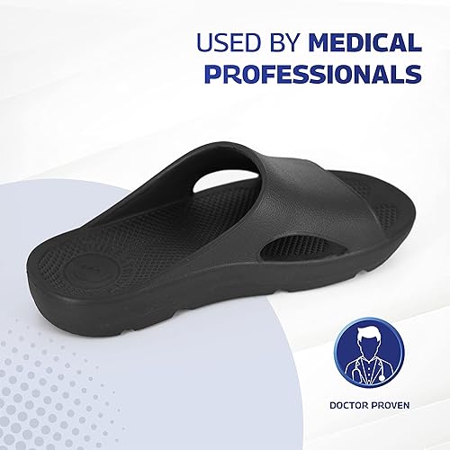 Miniatura 4 de Pure Stride Sandalias terapéuticas, sandalias ortopédicas para fascitis plantar, metatarsiano y espolones de talón, para aliviar el dolor y soporte