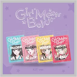 メイディン MADEIN Girl Meets Boy 2nd Single Album アルバム with Tracking Sealed 韓国発 (KiT MiU Version)