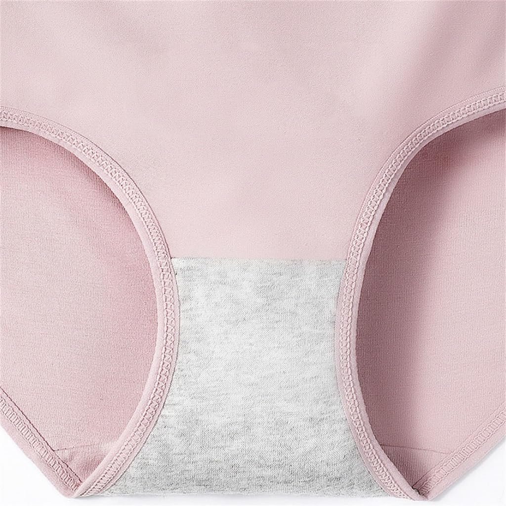 Underwear Cotton Crotch Seamless Women's Mid Waist Breathable Triangle Shorts Gray