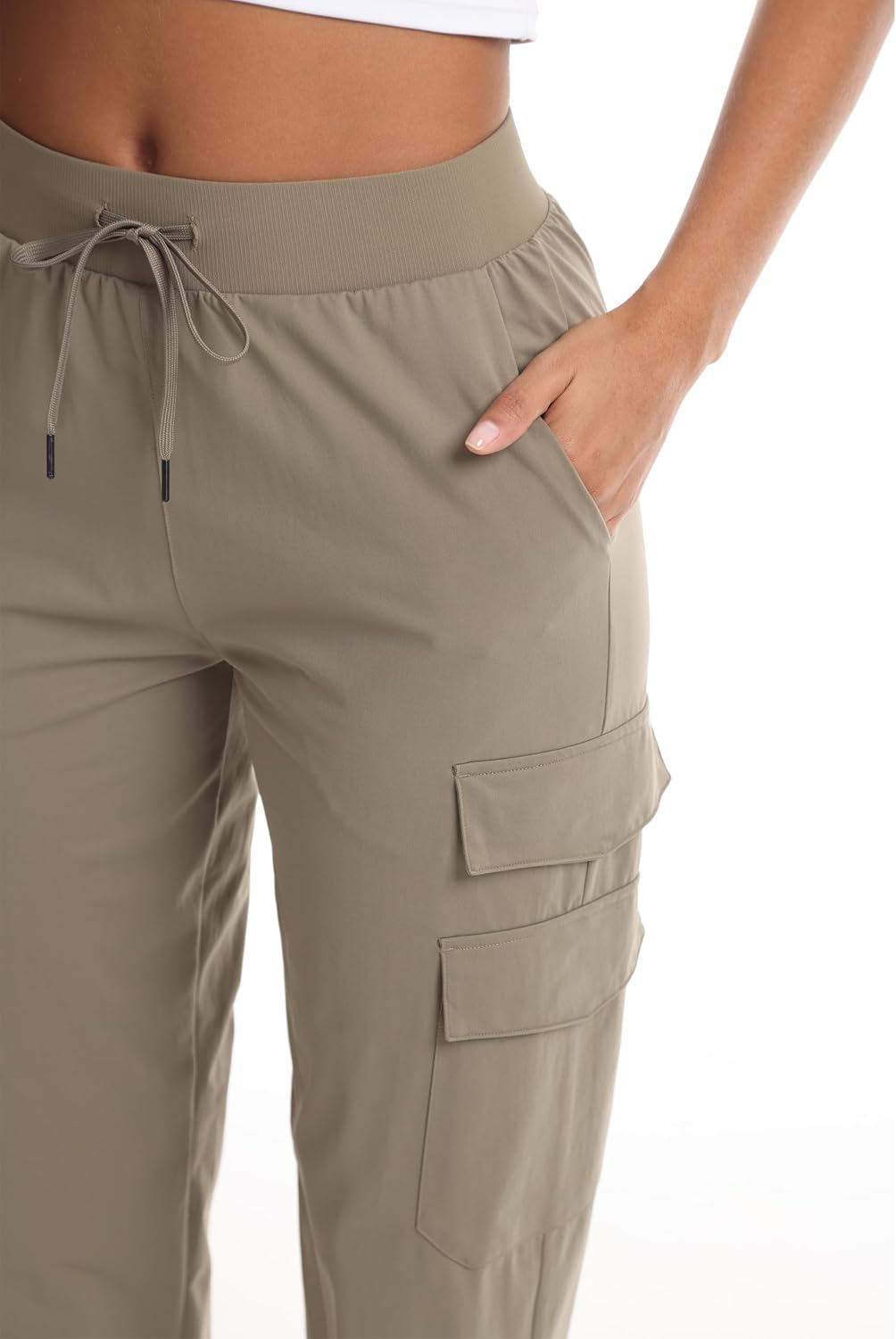 Haowind Cargo Pants for Women with Pocket Workout Athletic Joggers Lightweight Casual Travel Outdoor Camping Hiking Pants