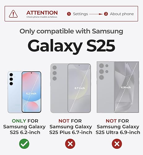 Vista 48 de Dexnor Funda para Samsung Galaxy S24 Plus con cubierta deslizante integrada para cámara, protector de pantalla y soporte, a prueba de golpes, funda