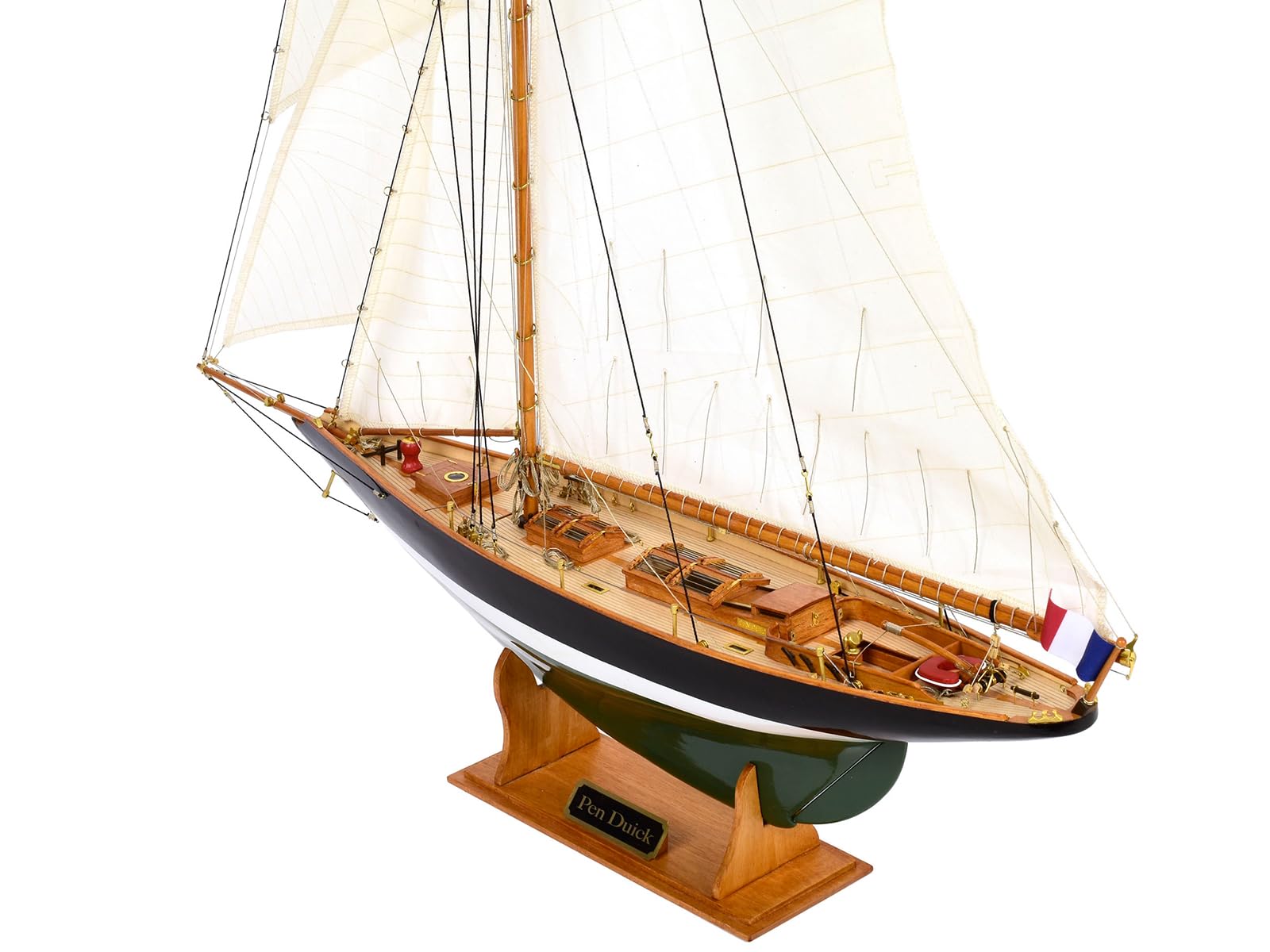 Artesanía Latina - Maquette de Bateau en Bois – Cotre de Course Français, Pen Duick - Modèle 22418N, Échelle 1:28 - Maquettes à Monter - Niveau Moyen