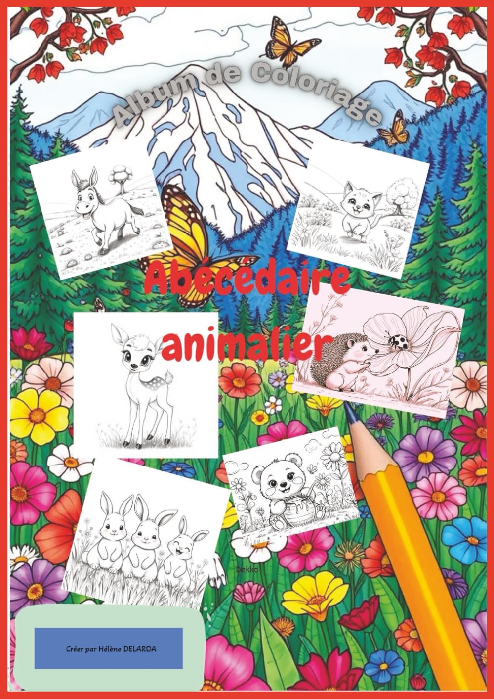 Livre de coloriage: Abécédaire animalier pour colorier et s'amuser | Découvrir les lettres par le jeu | Animaux mignons pour apprendre l'alphabet