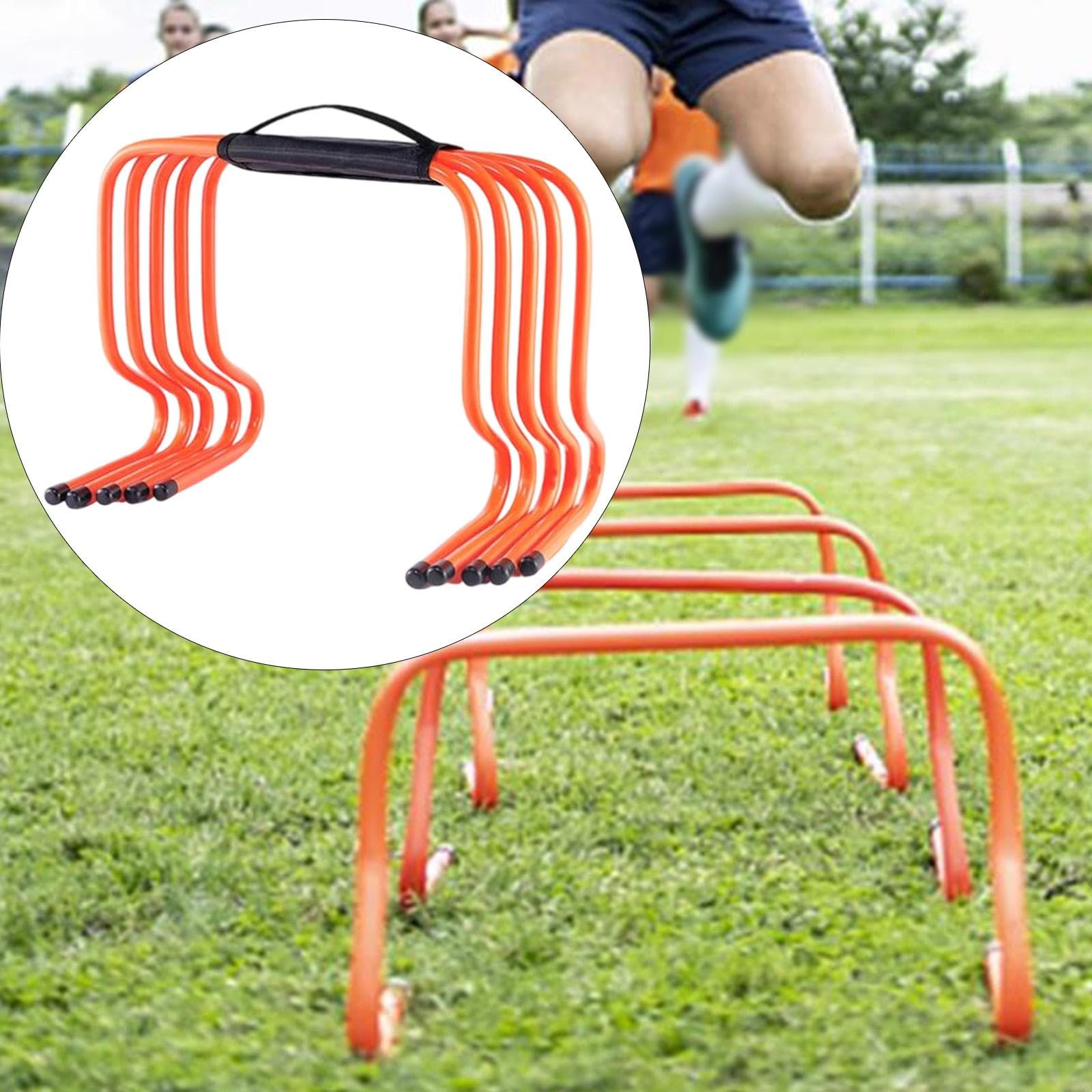 Vallas de Entrenamiento de Agilidad de 5 Piezas, Equipo de Entrenamiento de Velocidad de Salto, Obstáculos Multiusos para de Baloncesto Y Fitn